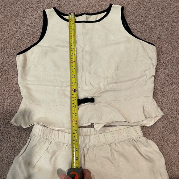 POSITIVE ATTITUDE 2pc Sleeveless Top & Straight Leg Trouser - Picture 6 of 12